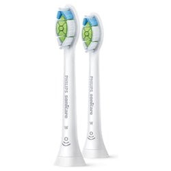 set 2 testine di ricambio spazzolino w optimal white - philips