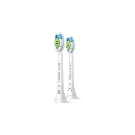 set 2 testine di ricambio spazzolino w optimal white - philips
