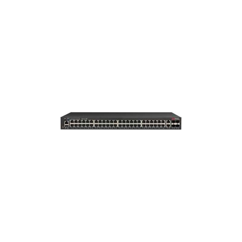 switch ruckus icx 7150, 48x 10/100/1000 poe+ ports, 2x 1g rj45 uplink-ports,