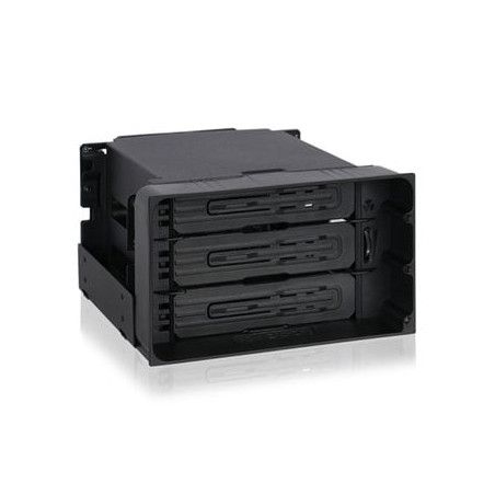alloggiamento per disco rigido icydock 3 x 3,5" sata/sas [mb830sp-b]