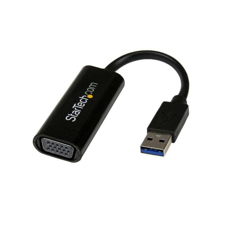 adattatore startech.com esterno da usb 3.0 a vga 1920x1200 nero [usb32vgaes]