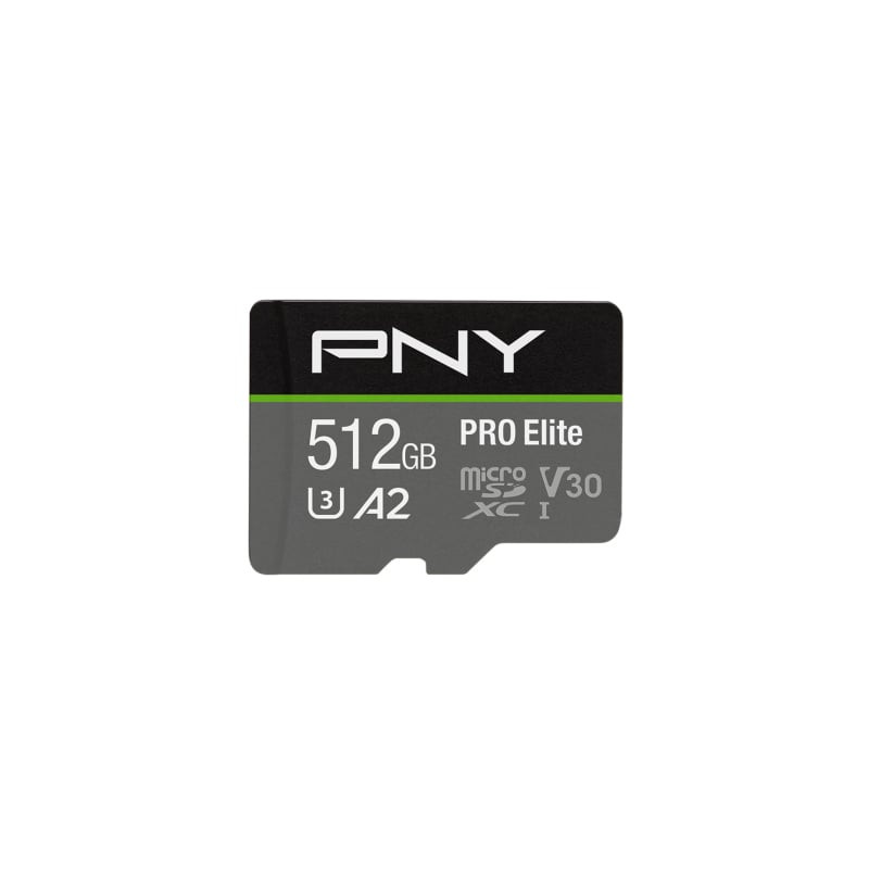 512gb scheda microsdxc pny p-sdux512u3100pro-ge elite [sfpnymd512x3100]