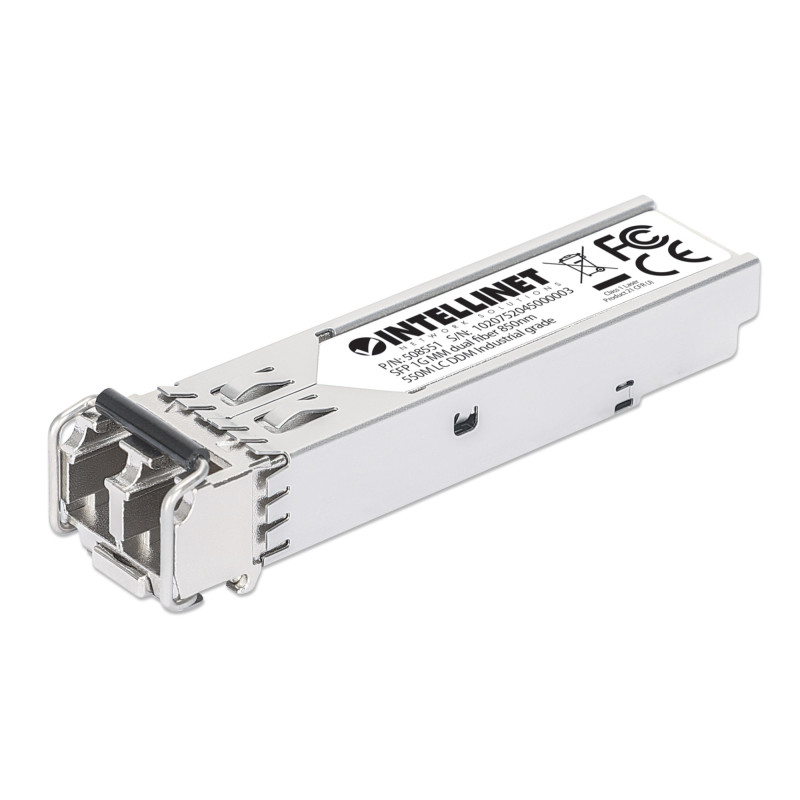 transceiver intellinet industriale gigabit fibra ottica lc duplex