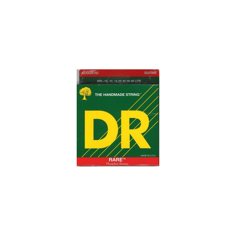 muta corde chitarra acustica dr rpl-10 rare