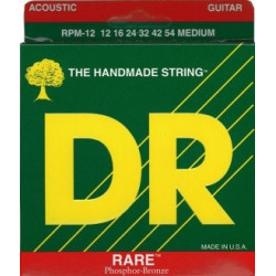 corde chitarra acustica dr rpm-12 rare