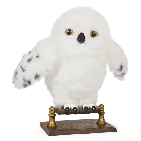 peluche spin master ww hedwig gufo interattivo bianco [6061829]