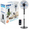 ventilatore a piedi n'oveen 40cm 55w nero/blu [f455]
