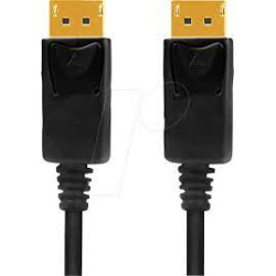 cavo displayport logilink 1.2 m/m 4k/60hz/3m/nero [cd0102]