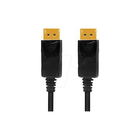 cavo displayport logilink 1.2 m/m 4k/60hz/3m/nero [cd0102]