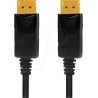 cavo displayport logilink 1.2 m/m 4k/60hz/3m/nero [cd0102]