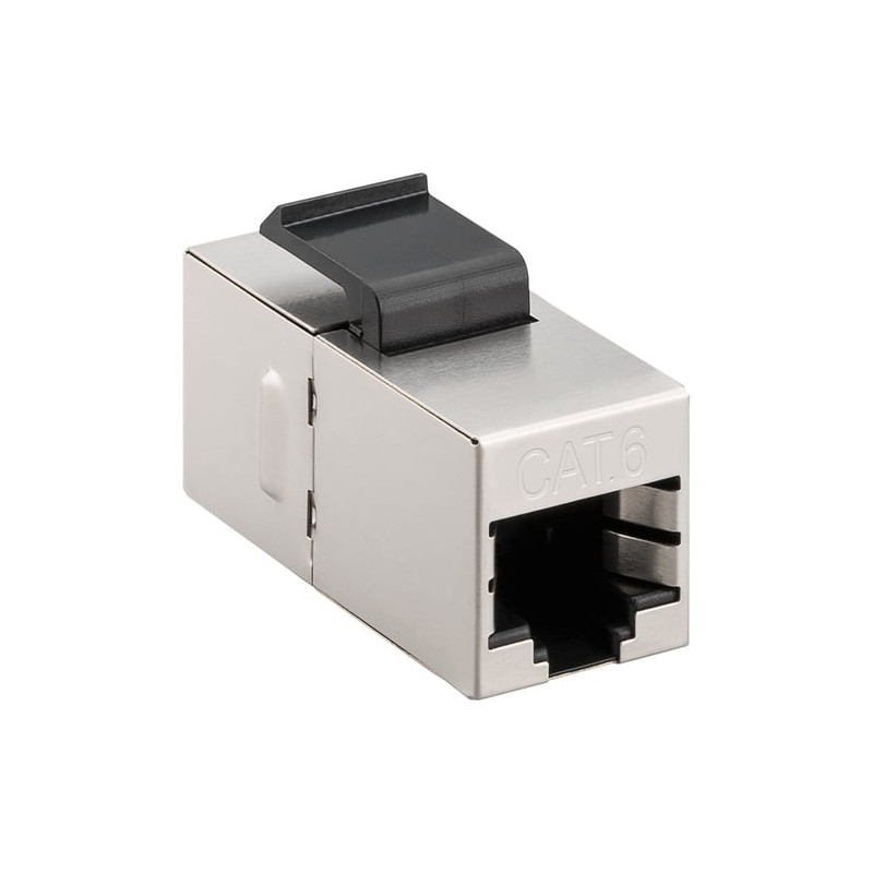 Accoppiatore rj45 f/f stp cat.6 keystone