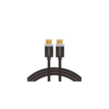 cavo displayport savio 1m nero [cl-165]