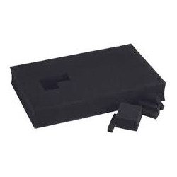 set schiuma einhell a griglia 420x280x68mm nero [4540013]