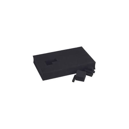 set schiuma einhell a griglia 420x280x68mm nero [4540013]