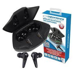 auricolari wireless esperanza eh231k tws sagitta bluetooth 5.0 nero