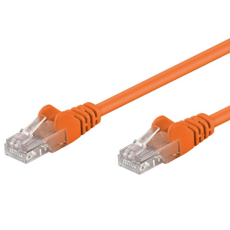 Cavo di rete patch cca cat. 6 arancio utp 1 m