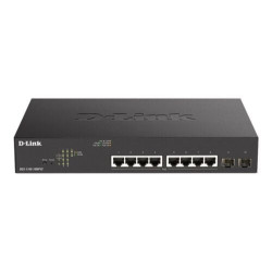 switch d-link dgs 1100-10mpv2 8x10/100/1000 poe + 2xgigabit