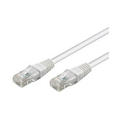 Cavo di rete patch cca cat. 6 bianco utp 0,25 m