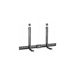 supporto altoparlanti maclean mc-465 per soundbar/tv/15kg/nero