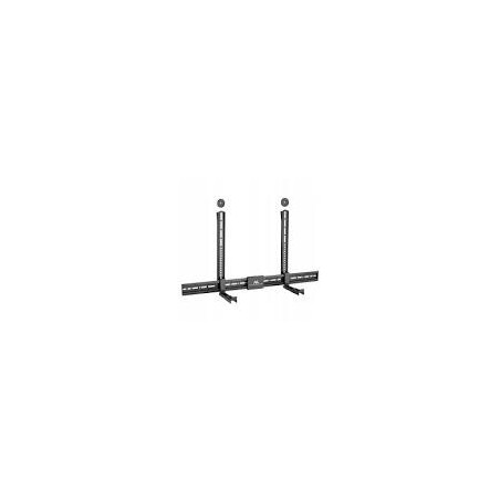 supporto altoparlanti maclean mc-465 per soundbar/tv/15kg/nero