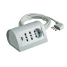 multipresa bticino s3711du spina 16a 3 prese e 2 cavo usb 2mt bianco
