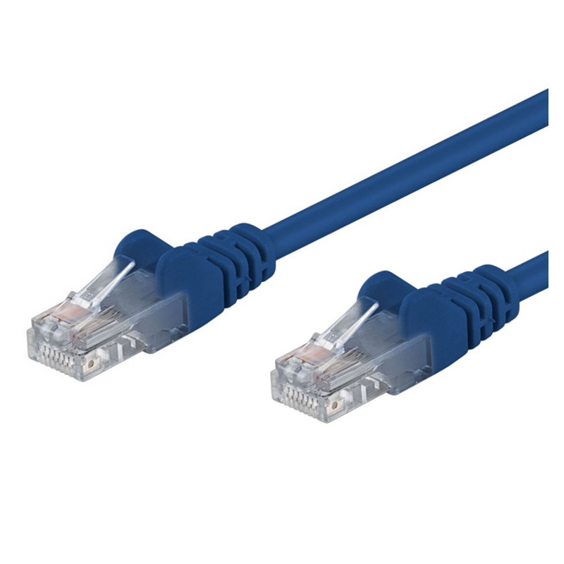 Cavo di rete patch cca cat. 6 blu utp 1,5 m