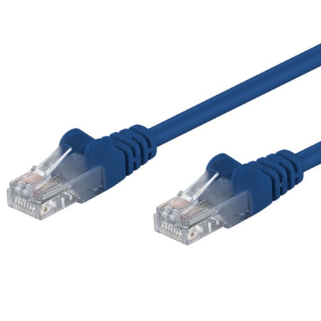 Cavo di rete patch cca cat. 6 blu utp 1,5 m