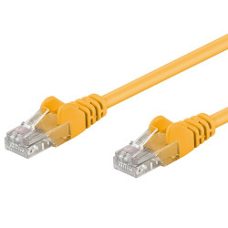 Cavo di rete patch cca cat. 6 giallo utp 1,5 m