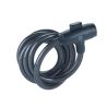 lucchetto yale yck0 per bicicletta cavo a spirale con chiave 2m nero