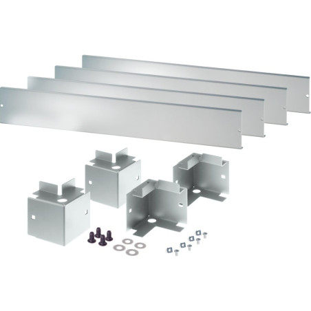 zoccolo intellinet 800x800mm per armadi rack serie nextgen grigio