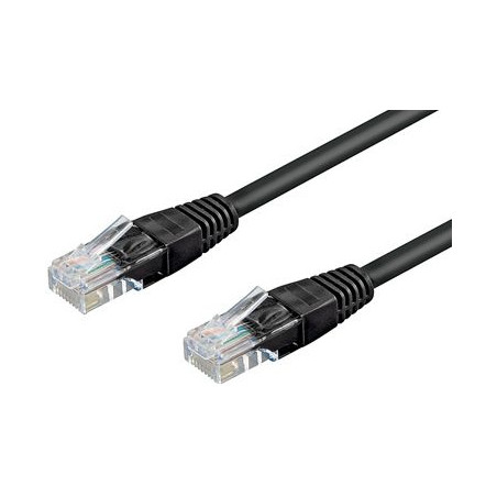 Cavo di rete patch cca cat. 6 nero utp 1,5 m