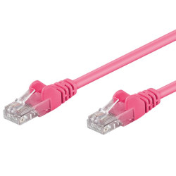 Cavo di rete patch cca cat. 6 rosa utp 1,5 m