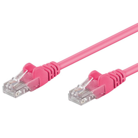 Cavo di rete patch cca cat. 6 rosa utp 1,5 m