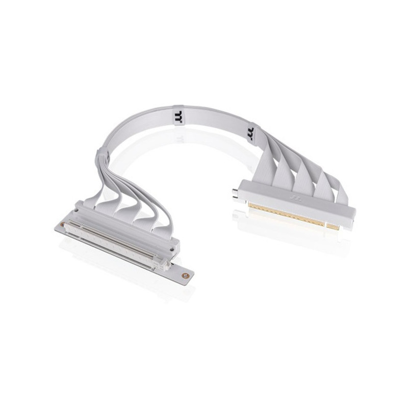 cavo thermaltake pci-e 4.0 doppio 90 gradi 40cm bianco [ac-077-co6otn-c1]
