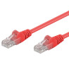 cavo di rete patch cca cat. 6 rosso utp 1,5 m