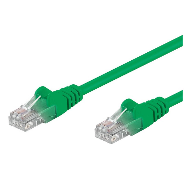 Cavo di rete patch cca cat. 6 verde utp 1,5 m
