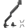 supporto monitor maclean mc-968 27kg doppio braccio nero [ajmclmmaclmc968]