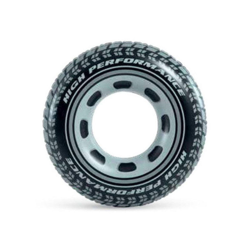 boa gonfiabile intex a forma di pneumatico per auto 91cm nero [59252]