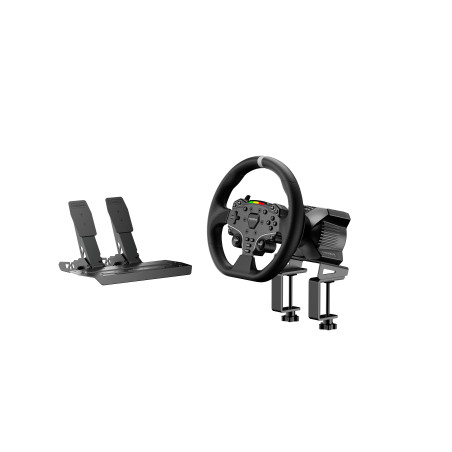 volante e pedaliera moza racing r3 per pc bluetooth/usb nero