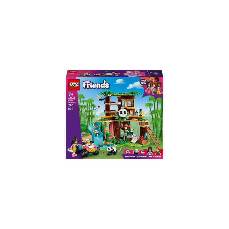set di costruzione lego friends 42648 santuario dei panda - cura