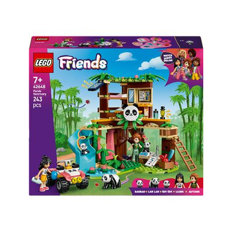 set di costruzione lego friends 42648 santuario dei panda - cura