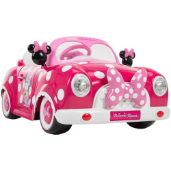 veicolo elettrico cavalcabile huffy minnie mouse 6v nero/rosa/bianco