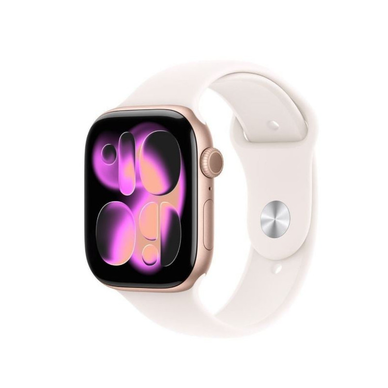 smartwatch apple watch11 gps + cellular 42mm oro/rosa [atappzas11mf8f4]