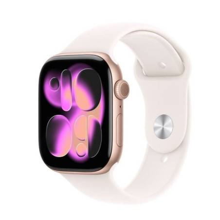 smartwatch apple watch11 gps + cellular 42mm oro/rosa [atappzas11mf8f4]