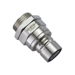 sgancio rapido koolance qd3 con paratia maschio dritto g1/4"