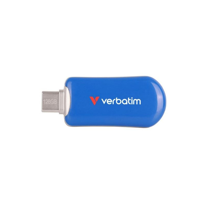 pen drive 128gb verbatim usb tipo c 3.2 gen 1 blu [30233]