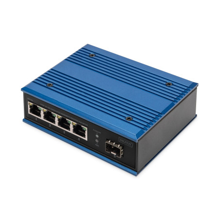 switch digitus dn-651135 industriale 4-porte gigabit poe