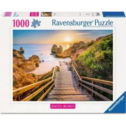 puzzle ravensburger scala in legno che porta alla praia do camilo