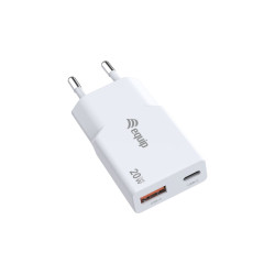alimentatore da rete equip 245522 gan 20w 1xusb-c 1xusb-a