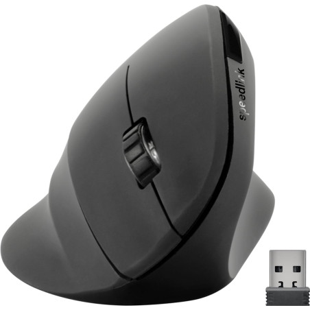 mouse speedlink piavo ergonomico verticale ottico rf wireless usb